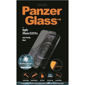 PanzerGlass Edge-to-Edge Antibacterial pre Apple iPhone 6,1 čierne (2711)