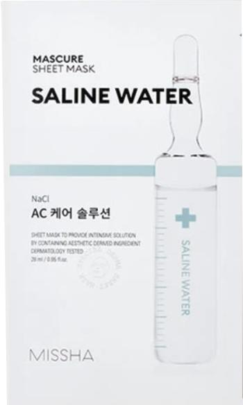 Missha Upokojujúca maska pre citlivú pleť Mascure Saline Water (Sheet Mask) 1 ks