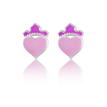 Disney Slušivé strieborné náušnice Šípková Ruženka Mini ES00106SL.CS