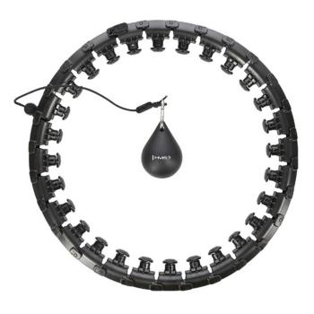 HMS Masážna hula hoop so závažím HHW12 plus size čierna