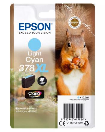 Epson 378XL C13T37954010 svetlo azúrová (light cyan) originálna cartridge