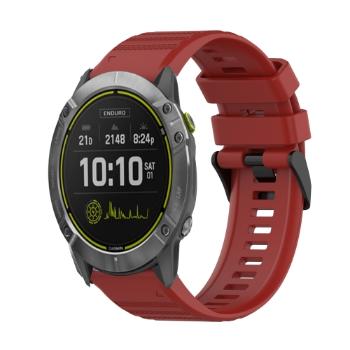 SILICONE Remienok pre Garmin Enduro 2 / Tactix 7 červený