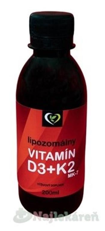 Lipozomálny VITAMÍN D3+K2 - Zdravý svet, 200 ml