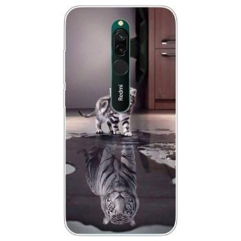 ART Silikónový kryt Xiaomi Redmi 8 CAT TIGER