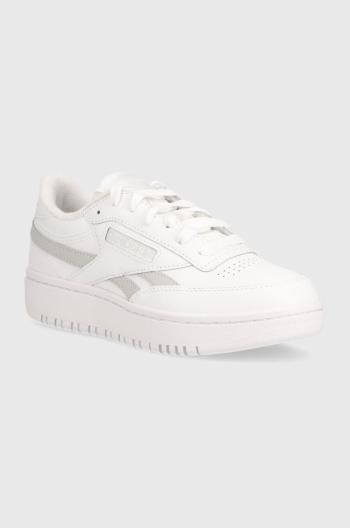 Kožené tenisky Reebok Classic Club C biela farba, 100074269