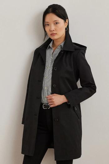 Kabát Lauren Ralph Lauren dámsky, čierna farba, prechodný, 297967121