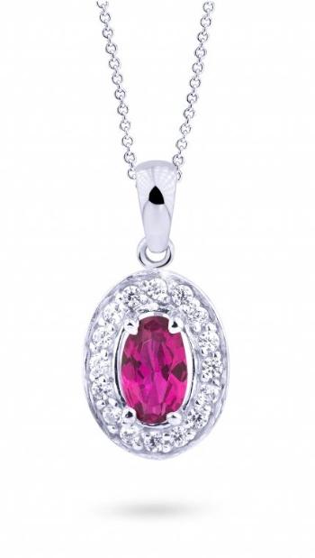 Cutie Jewellery Elegantný prívesok z bieleho zlata so zirkónmi Z8056-40-40-X-2