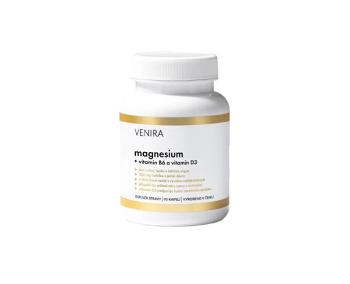 Venira Magnesium s vitamínom B6 a vitamínom D 90 kapsúl