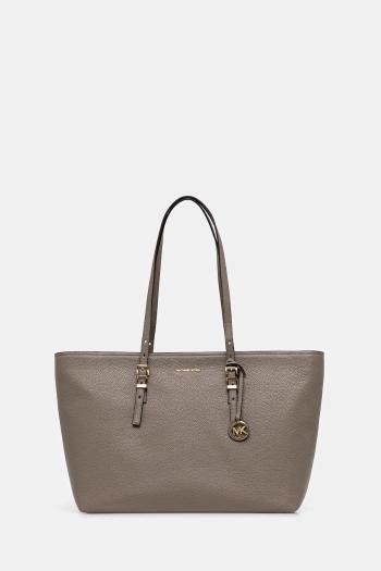 Kožená kabelka MICHAEL Michael Kors QUINN béžová farba, 30T5GQNT9L