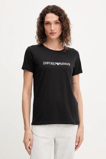 Tričko Emporio Armani Underwear dámske, čierna farba, EW000408 AF10881