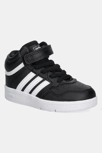 Detské tenisky adidas Originals HOOPS 4.0 MID čierna farba, JI3489