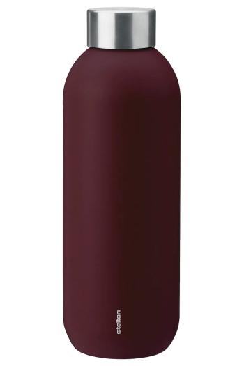 Termo fľaša Stelton Keep Cool 600 ml bordová farba