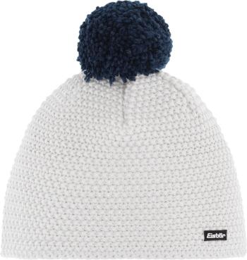 Eisbär Jamie Pompon Beanie White/Dark Cobalt UNI Lyžiarska čiapka