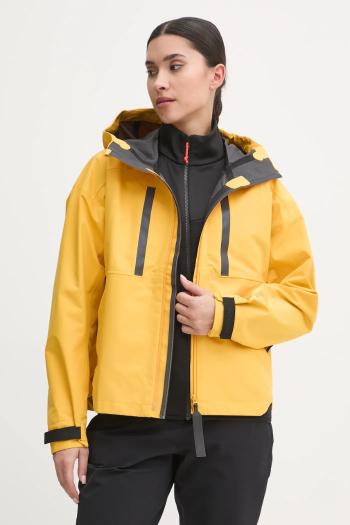 Nepremokavá bunda adidas MyShelter Rain.RDY dámska, žltá farba, IM8529