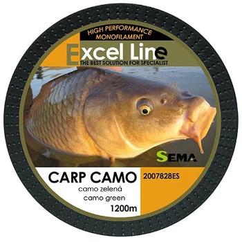 Horgászzsinór Sema Carp Camo Green 1200 m