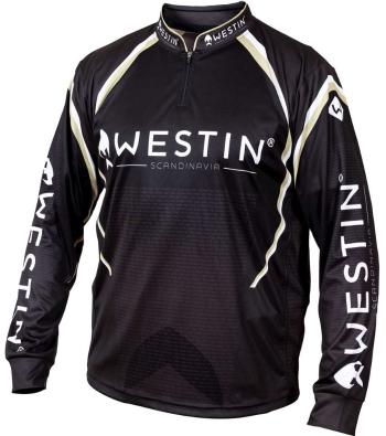 Westin funkčné tričko s dlhým rukávom tournament shirt black/grey - xxxl