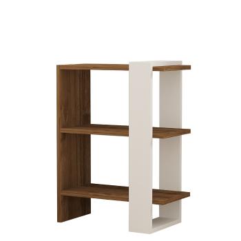 Knižnica Gaye Walnut White