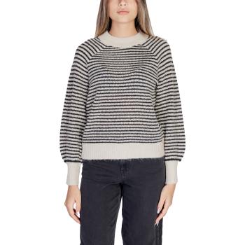 Vila  VISOFINA L/S GLITTER STRIPE KNIT TOP/PB 14098217  Svetre Zlatá