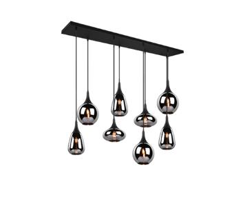 Závesné osvetlenie Trio Lumina čierna 317000832