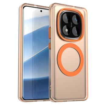 CANDY MAGSAFE Ochranný obal pre Xiaomi Redmi Note 14 Pro 5G / Poco X7 oranžový