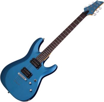 Schecter C-6 Deluxe Satin Metallic Light Blue Elektrická gitara