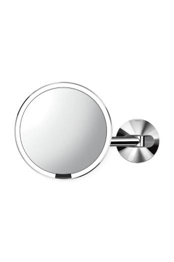 Zrkadlo s led osvetlením na montáž na stenu Simplehuman Sensor Hard-Wired šedá farba