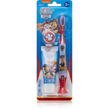 Nickelodeon Paw Patrol Travel Kit sada zubnej starostlivosti pre deti 3y+ Soft 1 ks