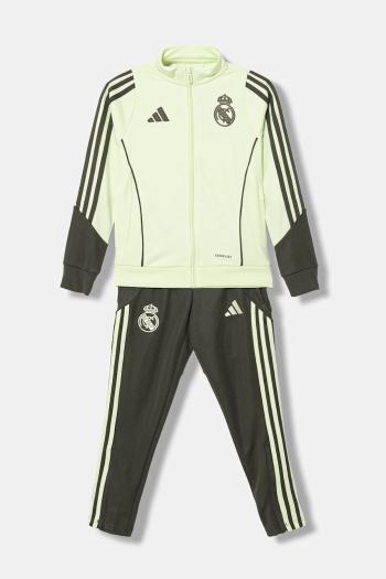 Detská tepláková súprava adidas Performance REAL MADRID zelená farba, JP4014