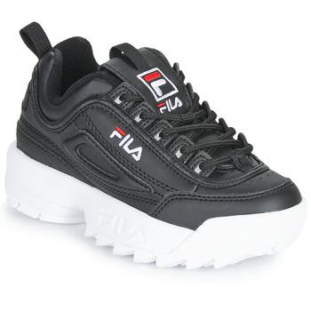 Fila  DISRUPTOR KIDS  Nízke tenisky Čierna