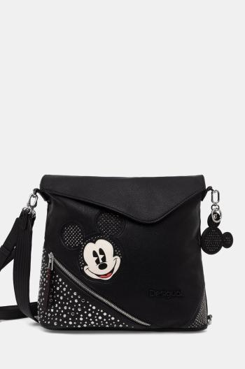 Ruksak Desigual MICKEY STUDSTYLE JER dámsky, čierna farba, veľký, s nášivkou, 24WAKP21