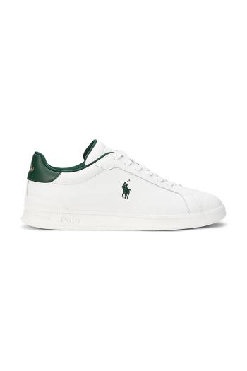 Kožené tenisky Polo Ralph Lauren Hrt Crt II biela farba, 809968172002