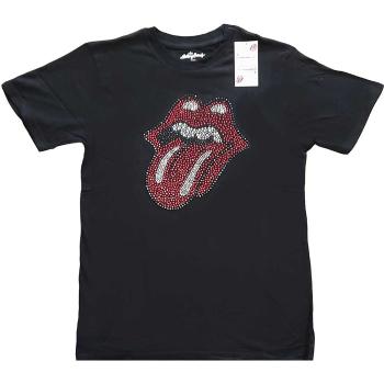 The Rolling Stones tričko Classic Tongue Čierna XL