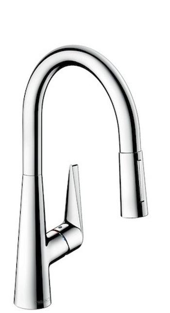 Drezová batéria Hansgrohe Talis M51 s vyťahovacou spŕškou, 2 prúdy chróm 72813000