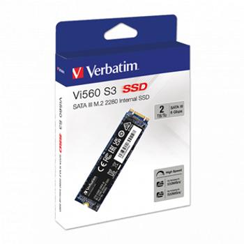 Interní disk SSD Verbatim interní M.2 SATA III, 2000GB, 2TB, Vi560, 49365, 550 MB/s-R, 500 MB/s-W