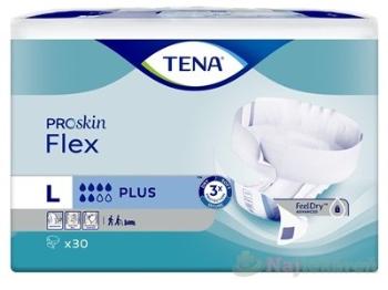 TENA Flex Plus L inkontinenčné nohavičky s rýchloupevňovacím pásom 30 ks