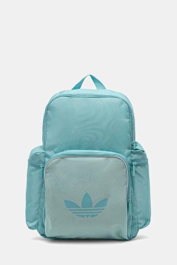 Ruksak adidas Originals Adicolor tyrkysová farba, veľký, s potlačou, JD5526