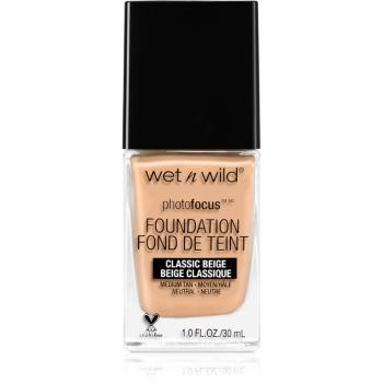 Wet n Wild Photo Focus zmatňujúci fluidný make-up odtieň Classic Beige 30 ml