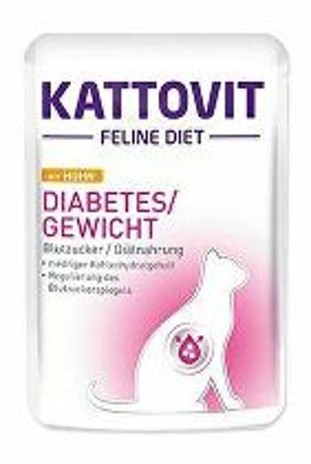 Kattovit Cat Diabetes/Gewicht chicken pocket 85g