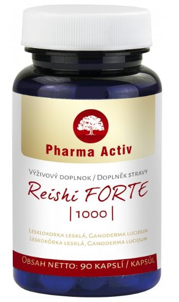 PHARMA ACTIV Reishi forte 1000 90 kapsúl