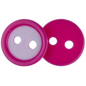 Bellatex s.r.o. G – Gombík 11 mm bielo-ružový 10 ks (9197)