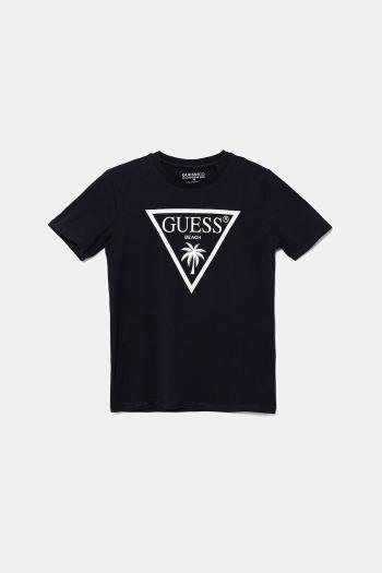 Detské tričko Guess tmavomodrá farba, s potlačou, L5GI29 J1314