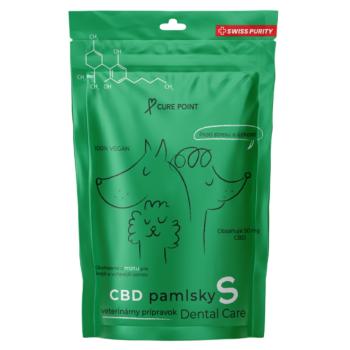 CURE POINT CBD Pamlsky Dental Care 100 g, Veľkosť: S