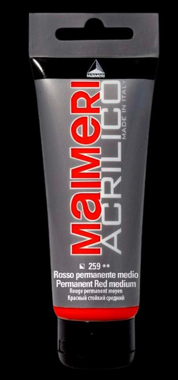 MAIMERI ACRILICO - Akrylové farby 259 - permanent red medium, 0,075 L