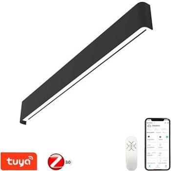 Immax NEO LÍNEA Smart nástenné svietidlo 76cm 40W čierne Zigbee 3.0 (07137-B)