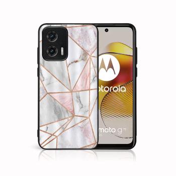 MY ART Ochranný kryt pre Motorola Moto G73 5G PINK MARBLE (143)