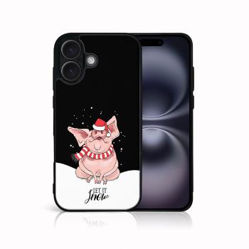 MY ART Kryt s vianočným dizajnom Apple iPhone 16 LET IT SNOW (075)