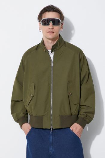 Bunda Baracuta Clicker G9 pánska, zelená farba, prechodná, BRCPS1043