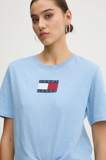 Bavlnené tričko Tommy Jeans dámske, DW0DW20461