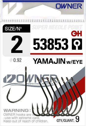 Owner Háčky na candáty s očkem Yamajin 53853 - vel.1 / 8ks,Owner Háčky na candáty s očkem Yamajin 53853 - vel.1 / 8ks