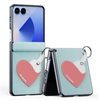 DUX LUVY Kryt so šnúrkou pre Samsung Galaxy Z Flip7 5G HEART
